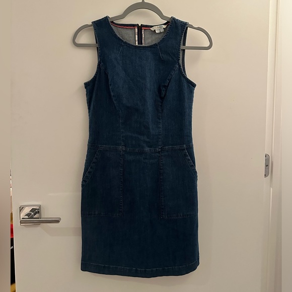 Boden Denim shift dress size 2P - Picture 7 of 7